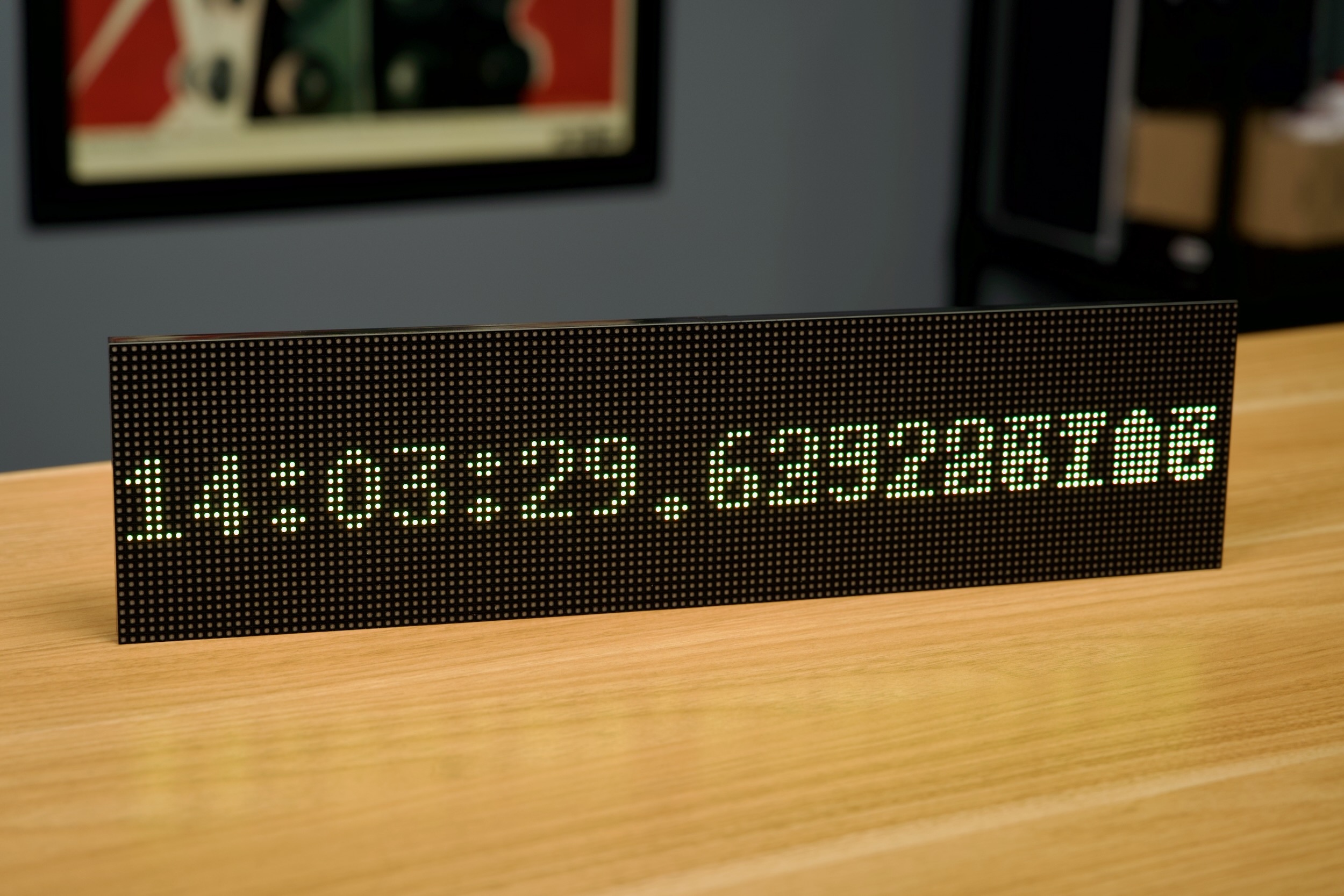 PTP Wall Clock Bracket (Waveshare RGB Matrix connector)