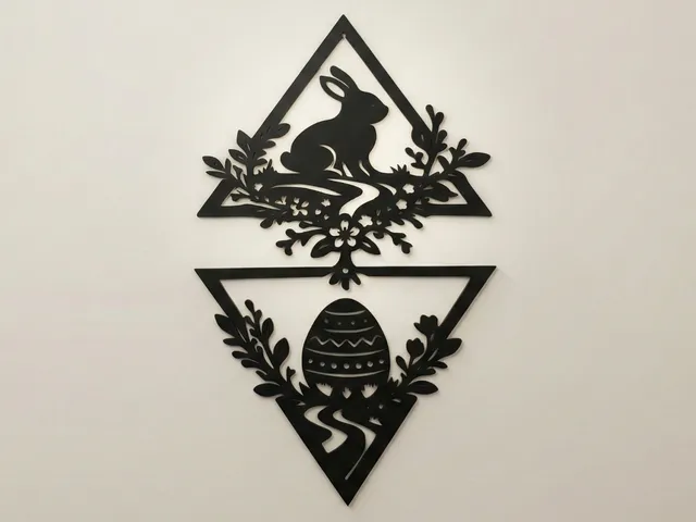 Spring Wall Decor – Bunny & Egg