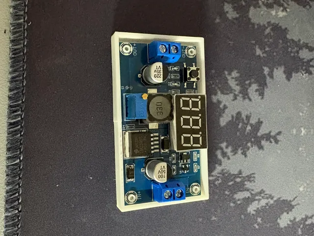 LM2596 with display mounting plate