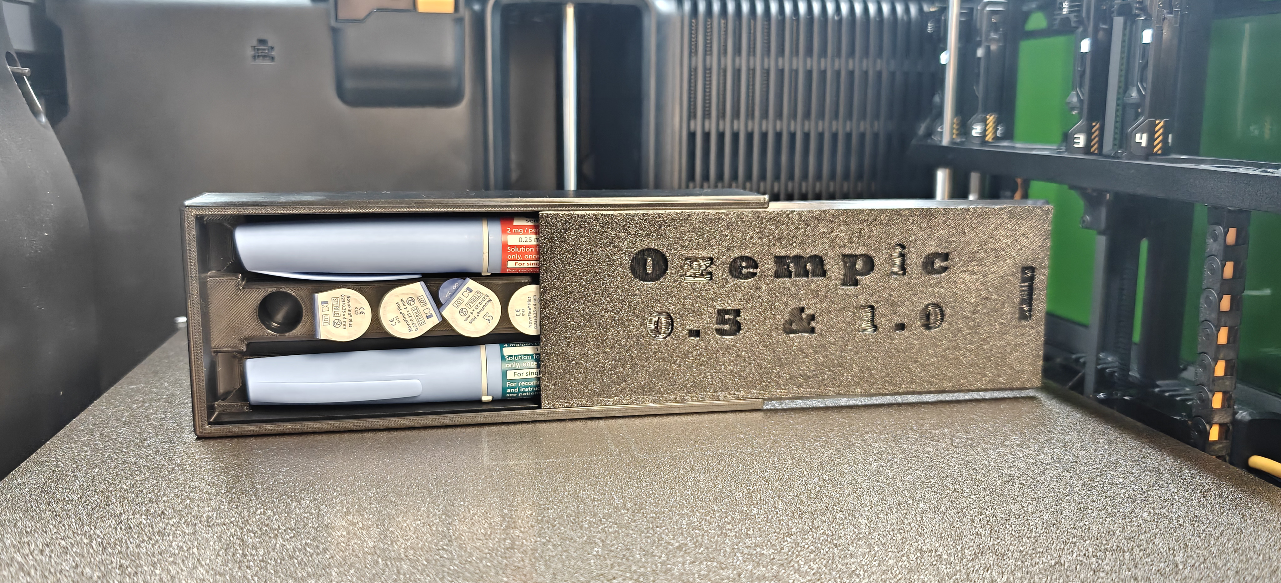 Ozempic Travel Case - Dual Pen & 8 Needle Storage