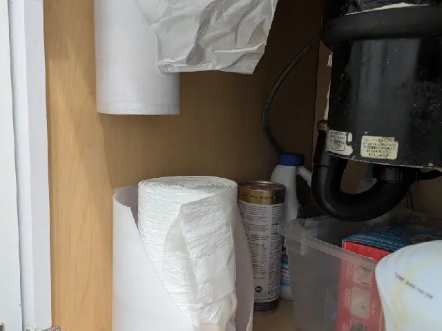 Trash Bag Wall Holder - Costco, Vertical, Under Sink