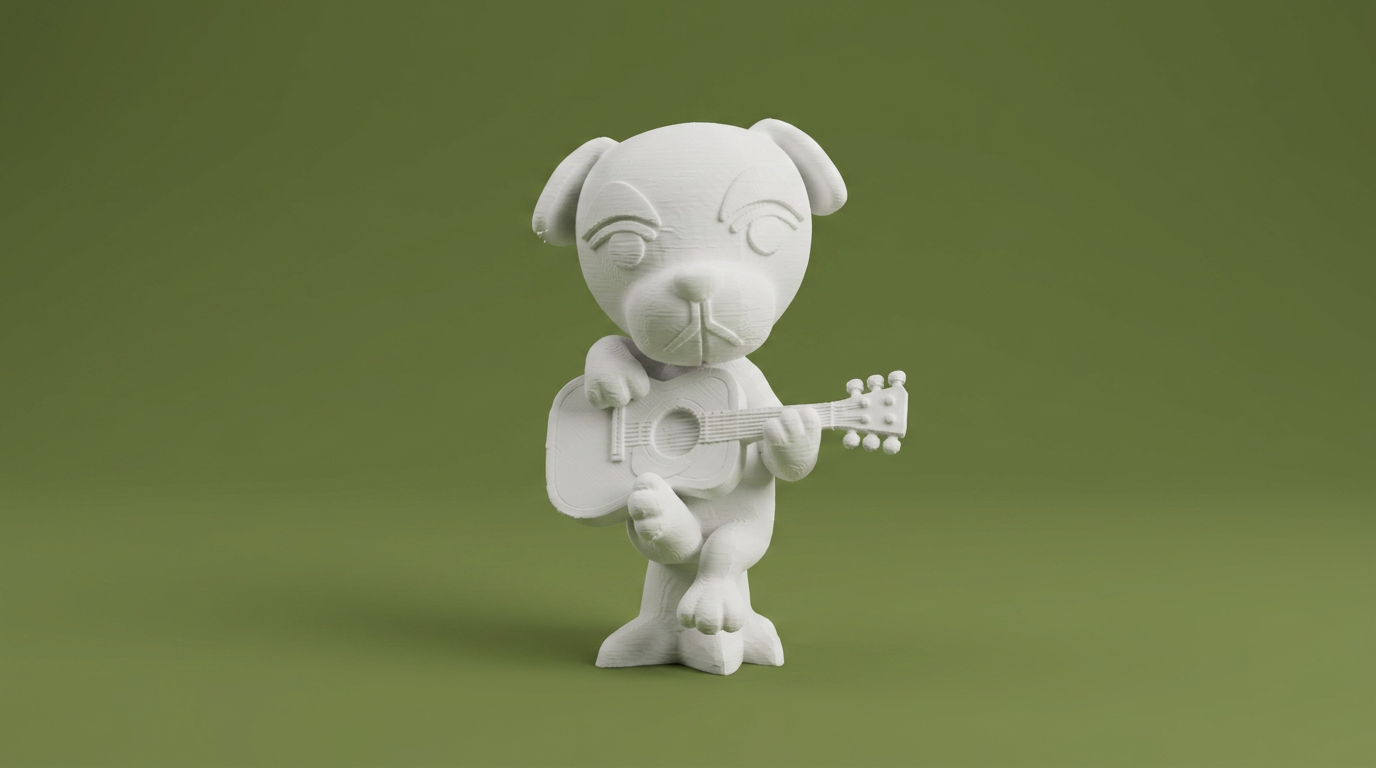 K.K. Slider Animal Crossing 3D Model