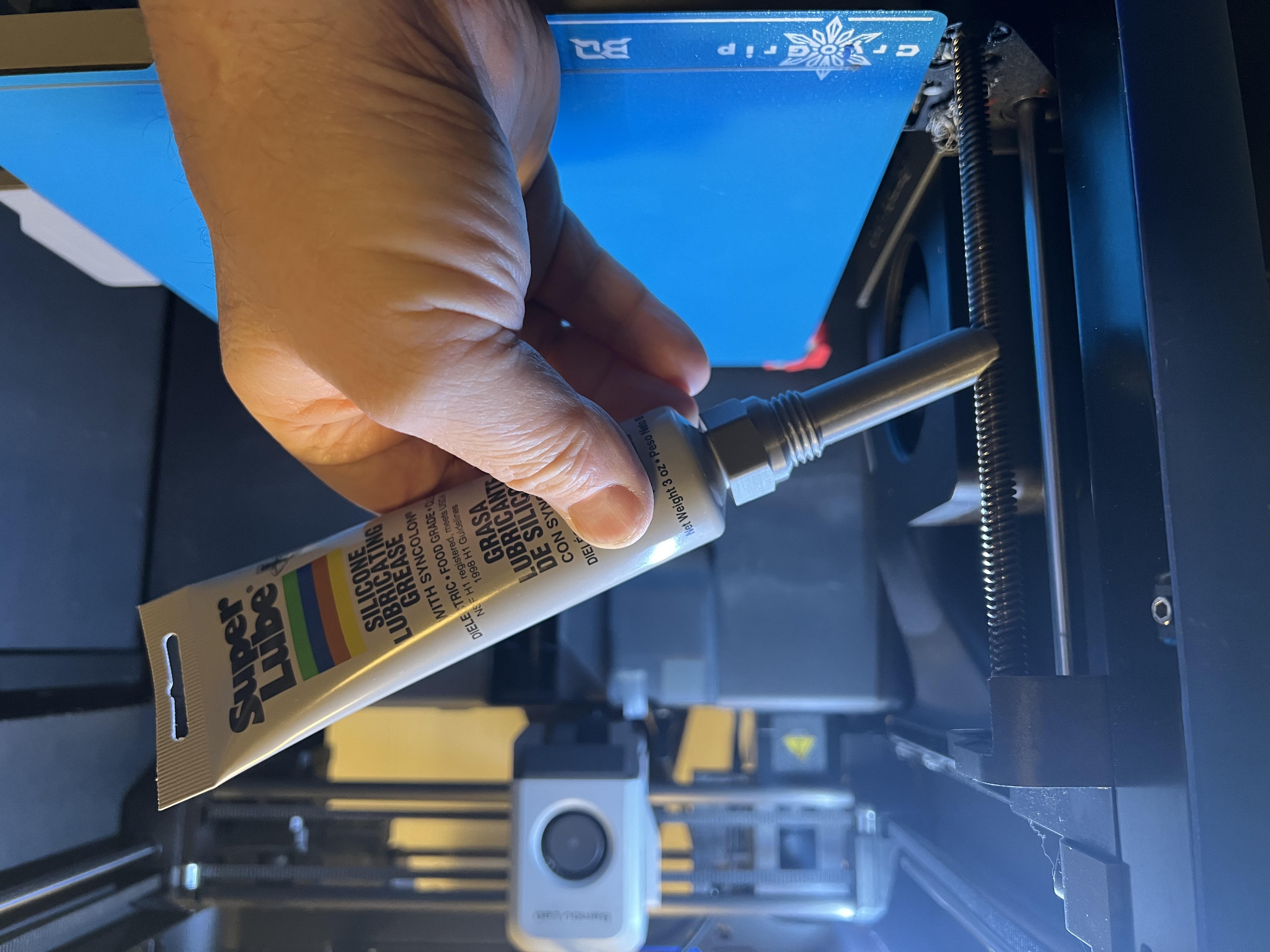 “Mr. Lube”   Z axis lubricant applicator .