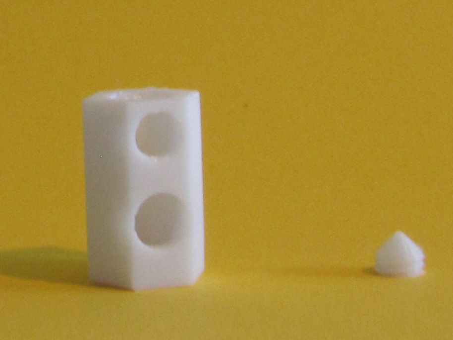 Miniatura 3 do modelo 3D Stronger ceiling lamp cable hook
