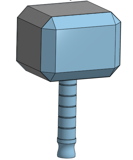 Thor Hammer 3D model