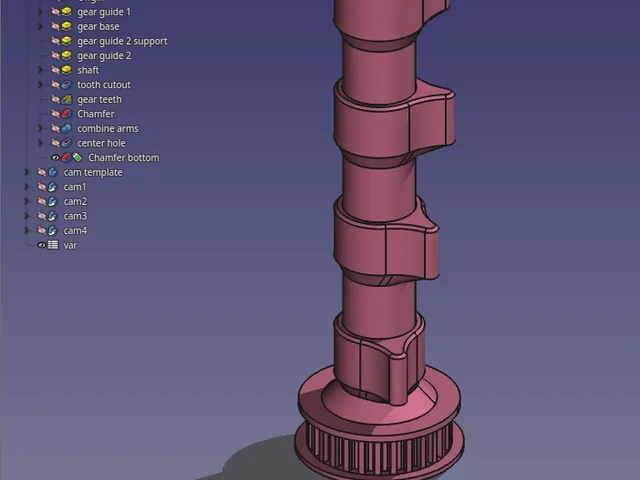 parametric camshaft for picoMMU