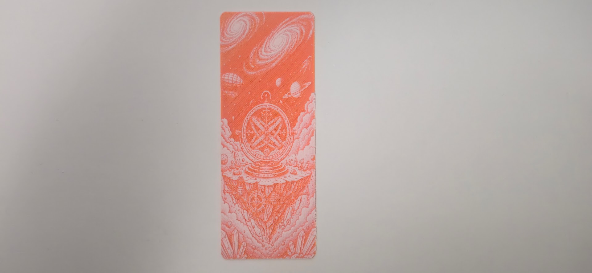 Cosmic Steampunk Island Bookmark