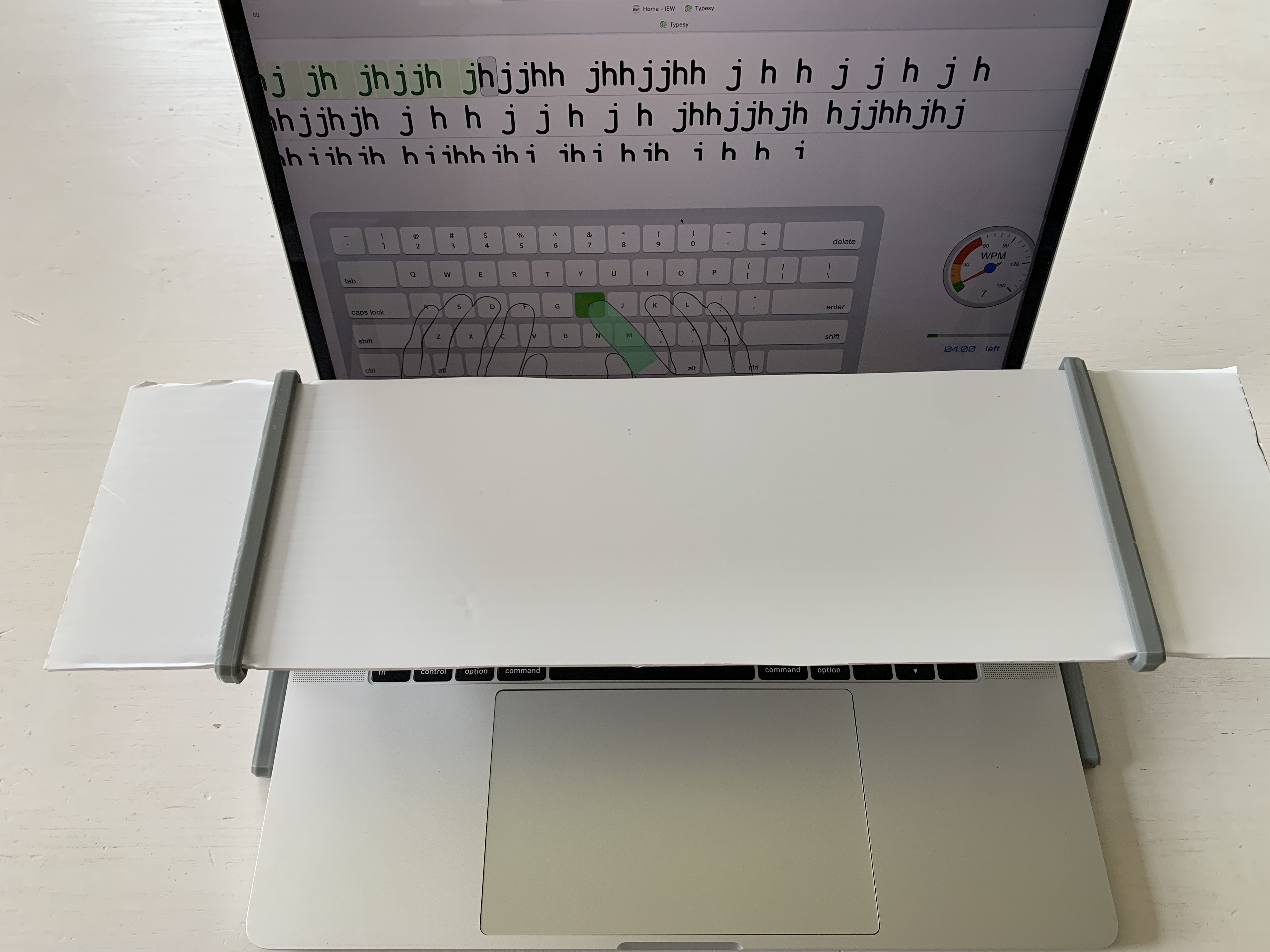T^3 Touch Typing Trainer