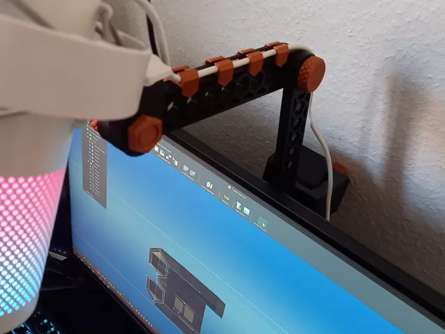 Cable rail to connect to arm