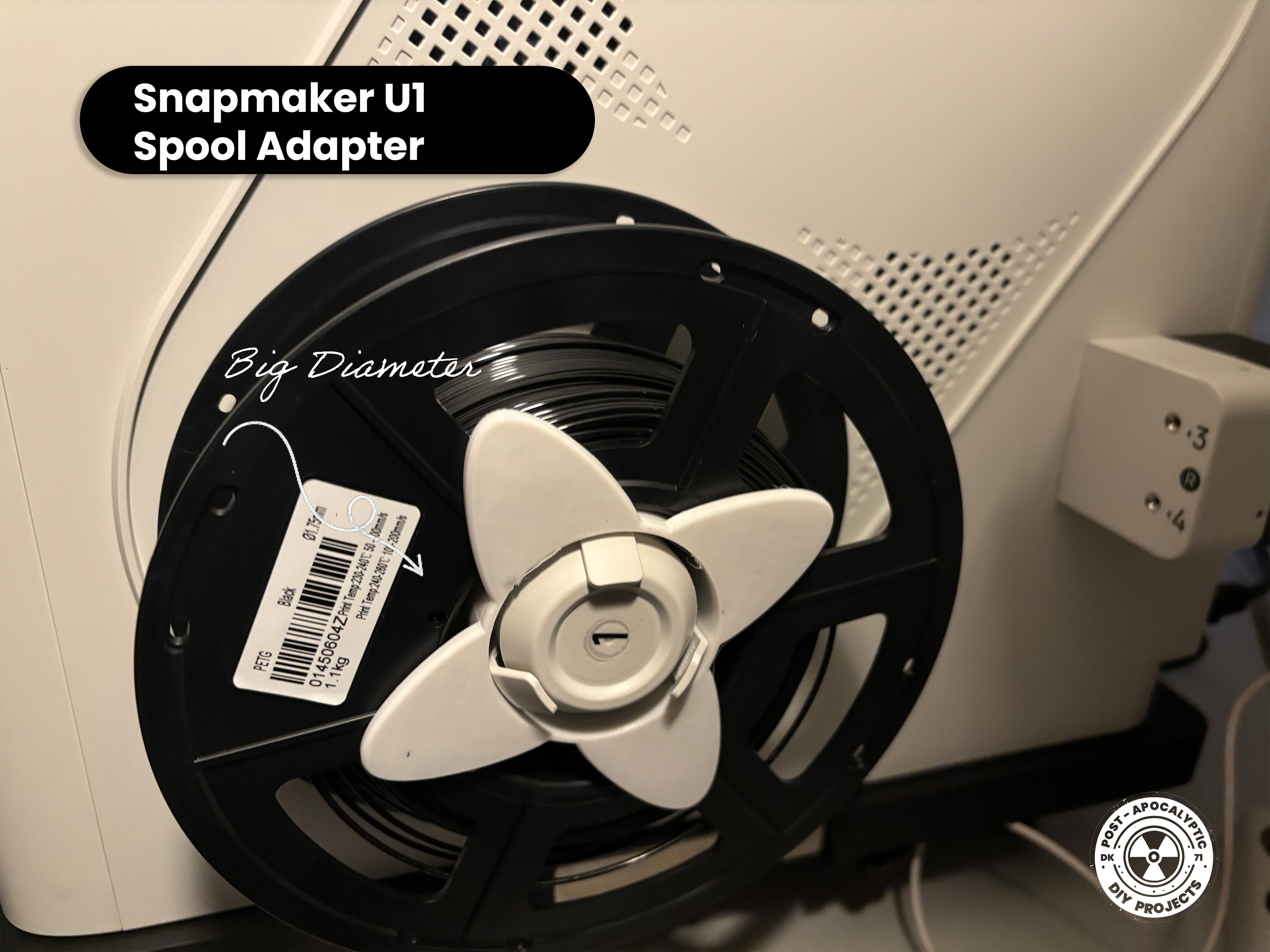 Snapmaker U1 Spool Adapter