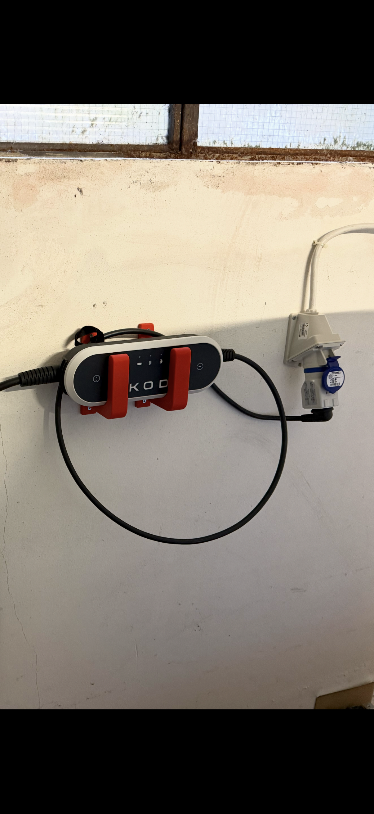 Skoda EV charger wall mount