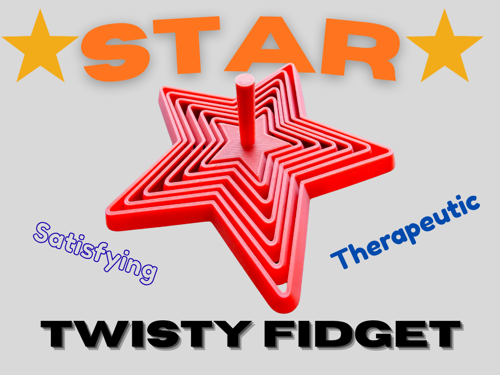 Spectacular Star Shaped Twist Fidget