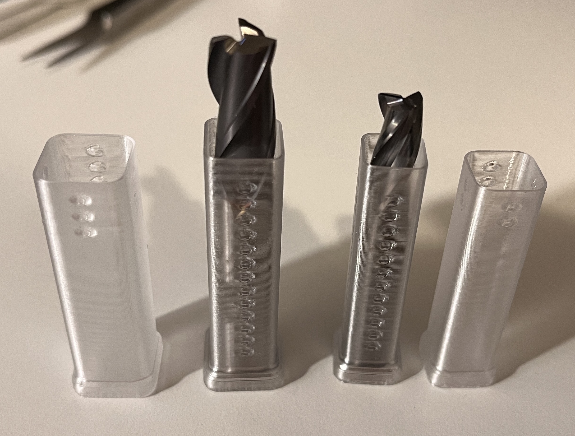 Drill & Endmill Containers (fully parametric .f3d)
