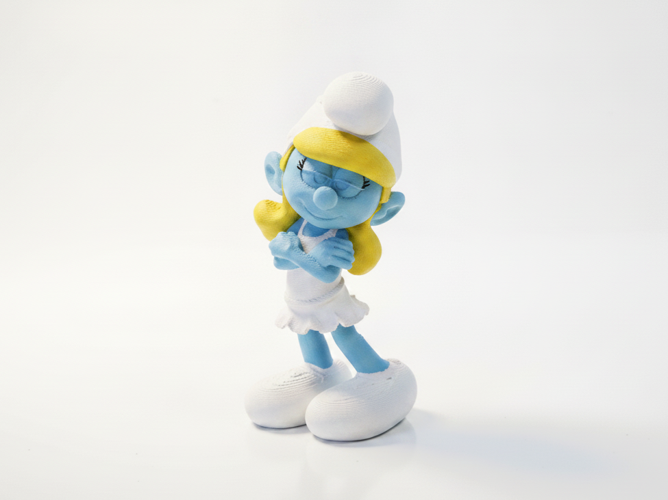 Smurfette Figurine Cartoon Character 3D Printable