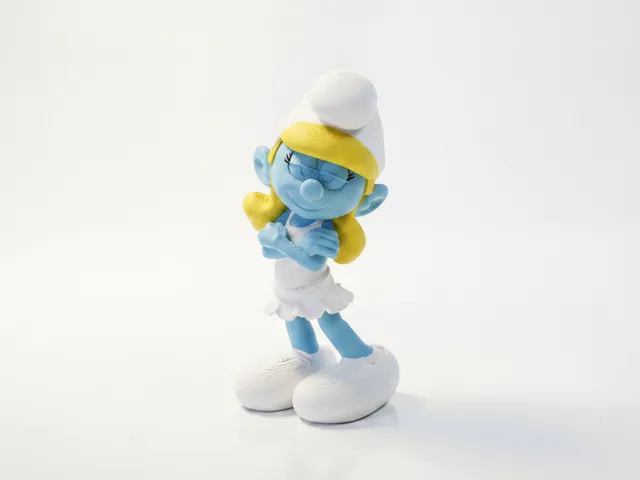 Smurfette Figurine Cartoon Character 3D Printable