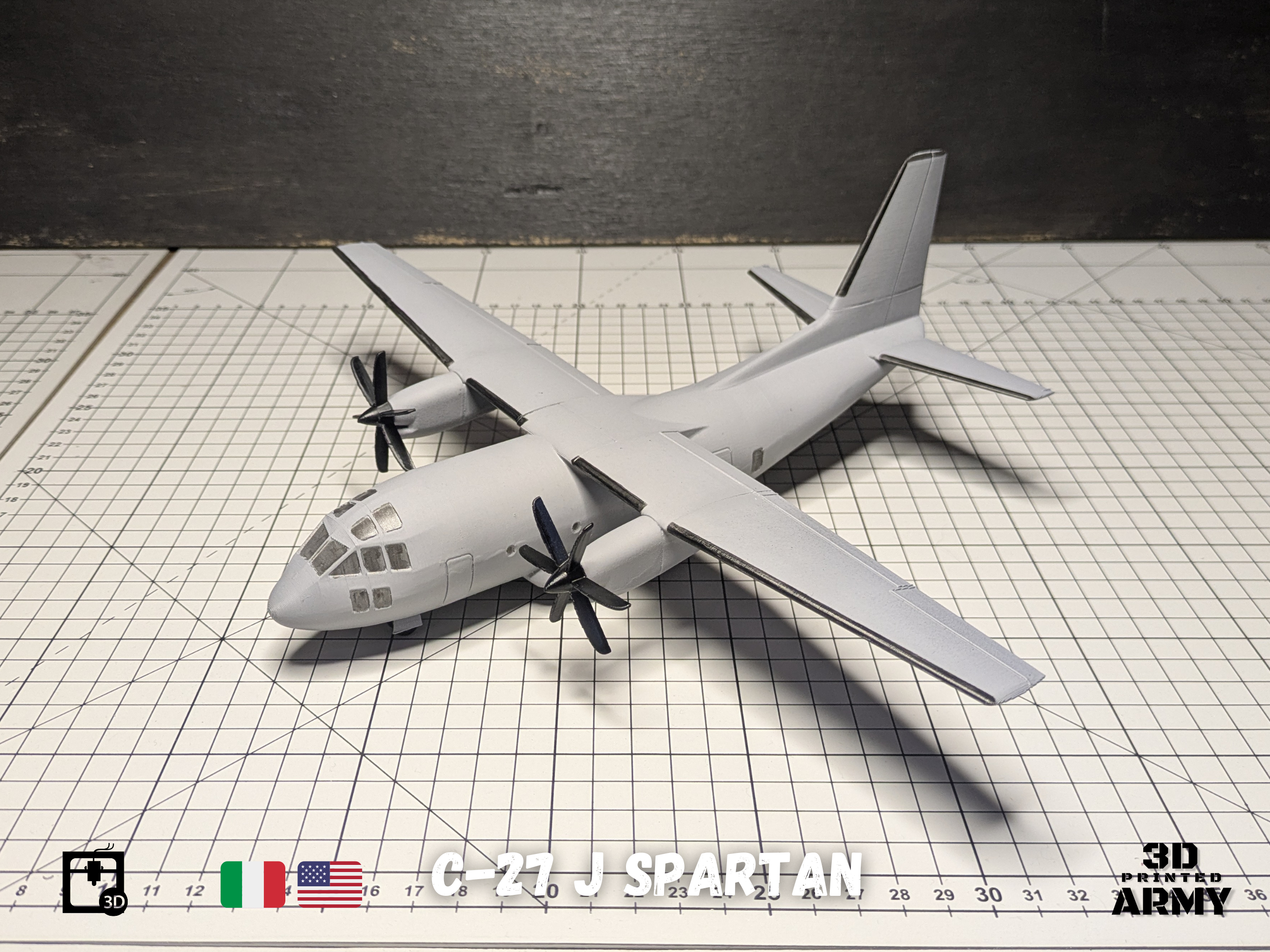 Cargoplane Alenia C-27-J SPARTAN - 1/90th scale-model
