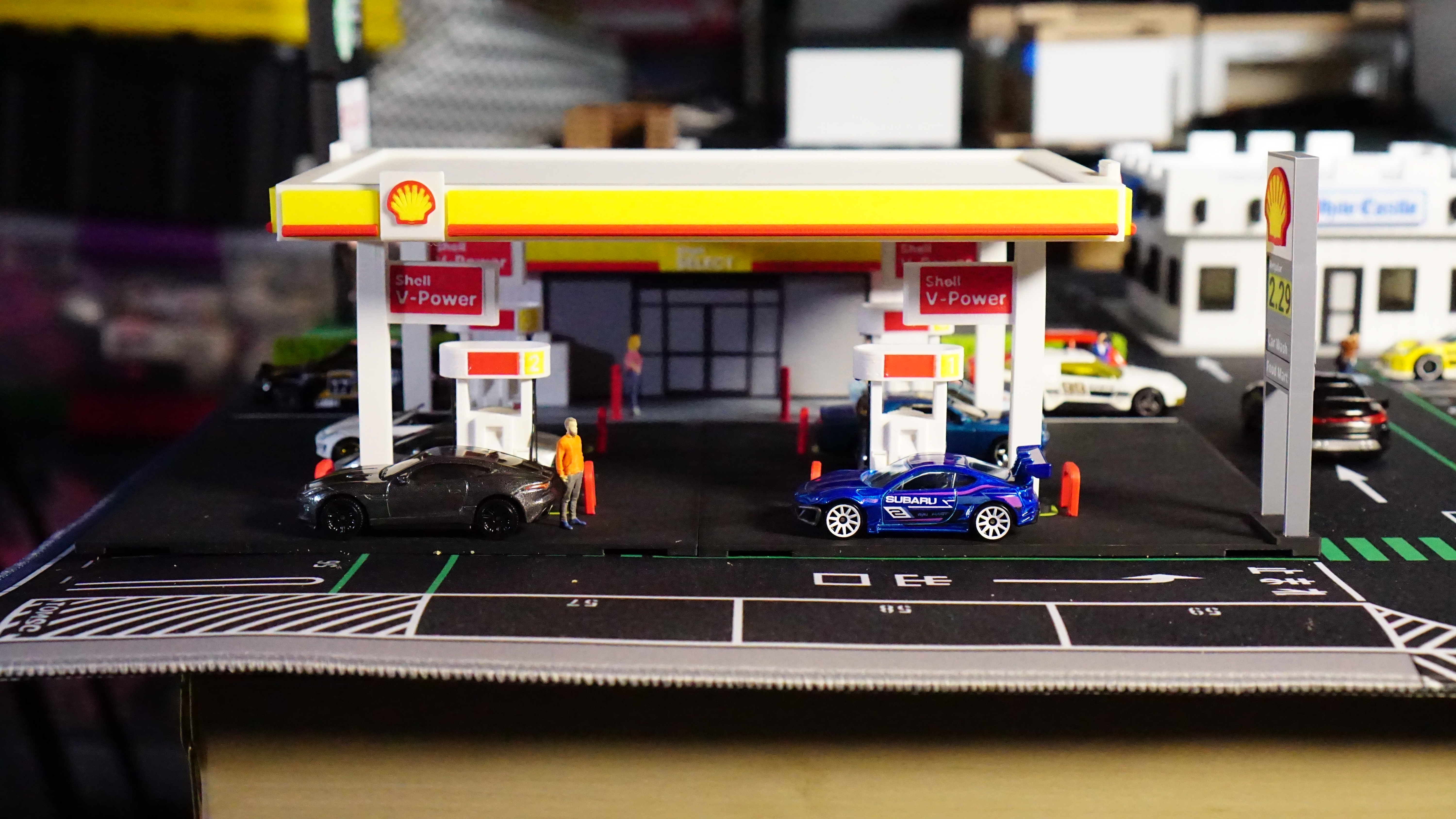 Shell Gas Station Model Set - 1:64 Scale Diorama — thumbnail 18