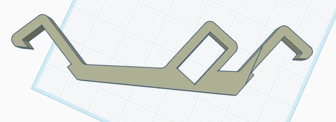 Filament Shelf Bracket with 250g roll support