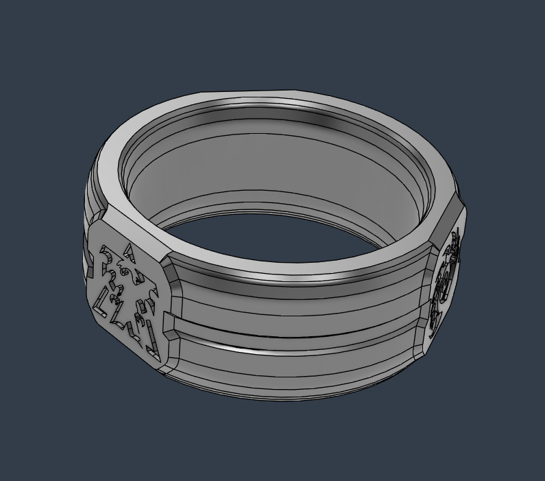 StarCraft Logo Ring