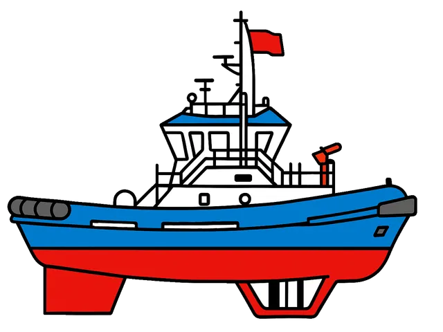 Voith Schneider Tugboat Magnet