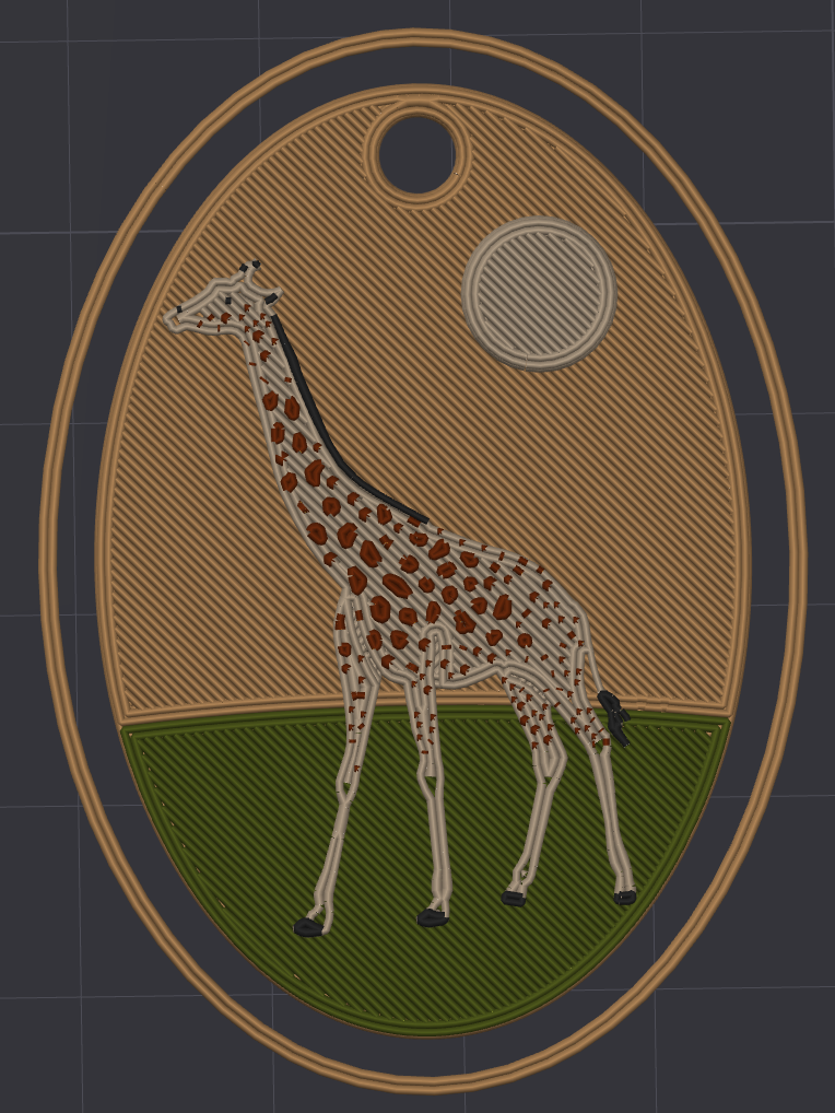 Giraffe Keychain — thumbnail 2