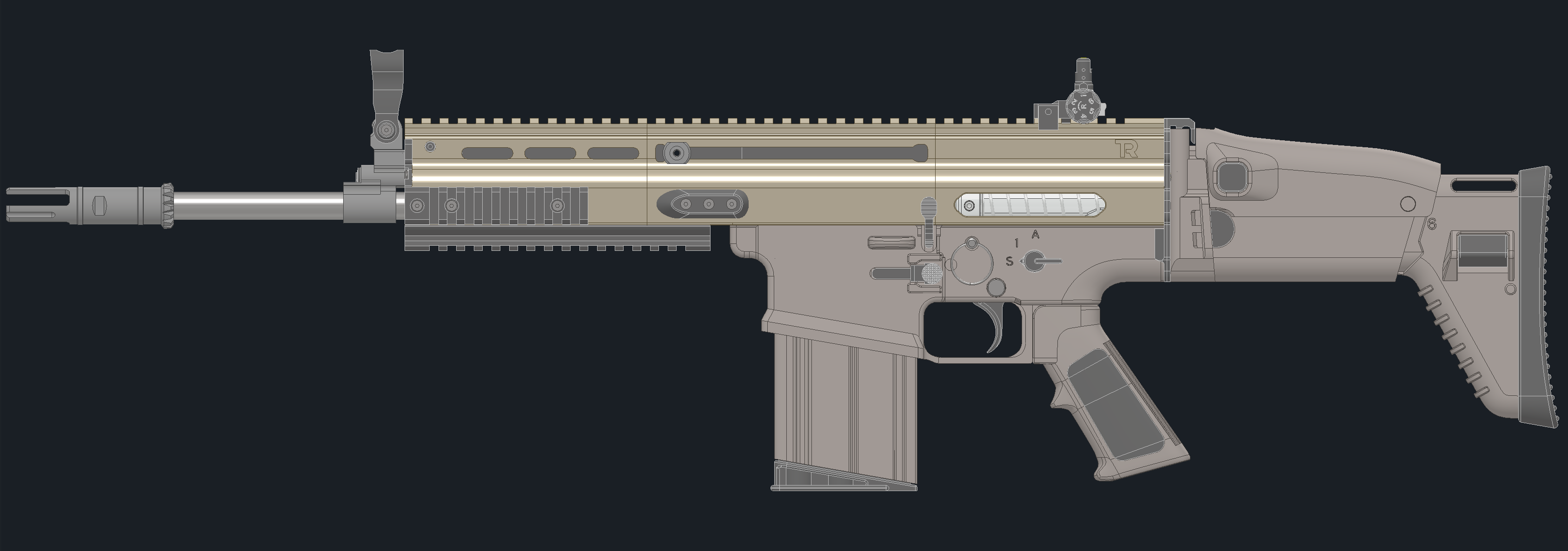 ScarT MK17 - Foam Dart Blaster