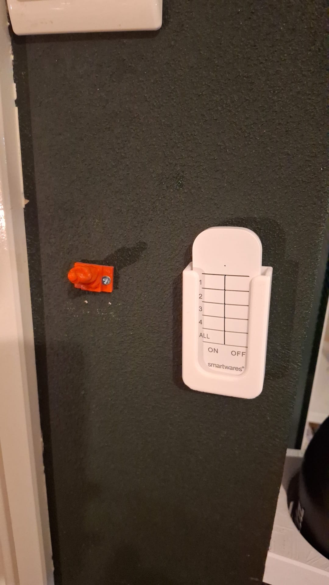 Smartwares remote control wall holder