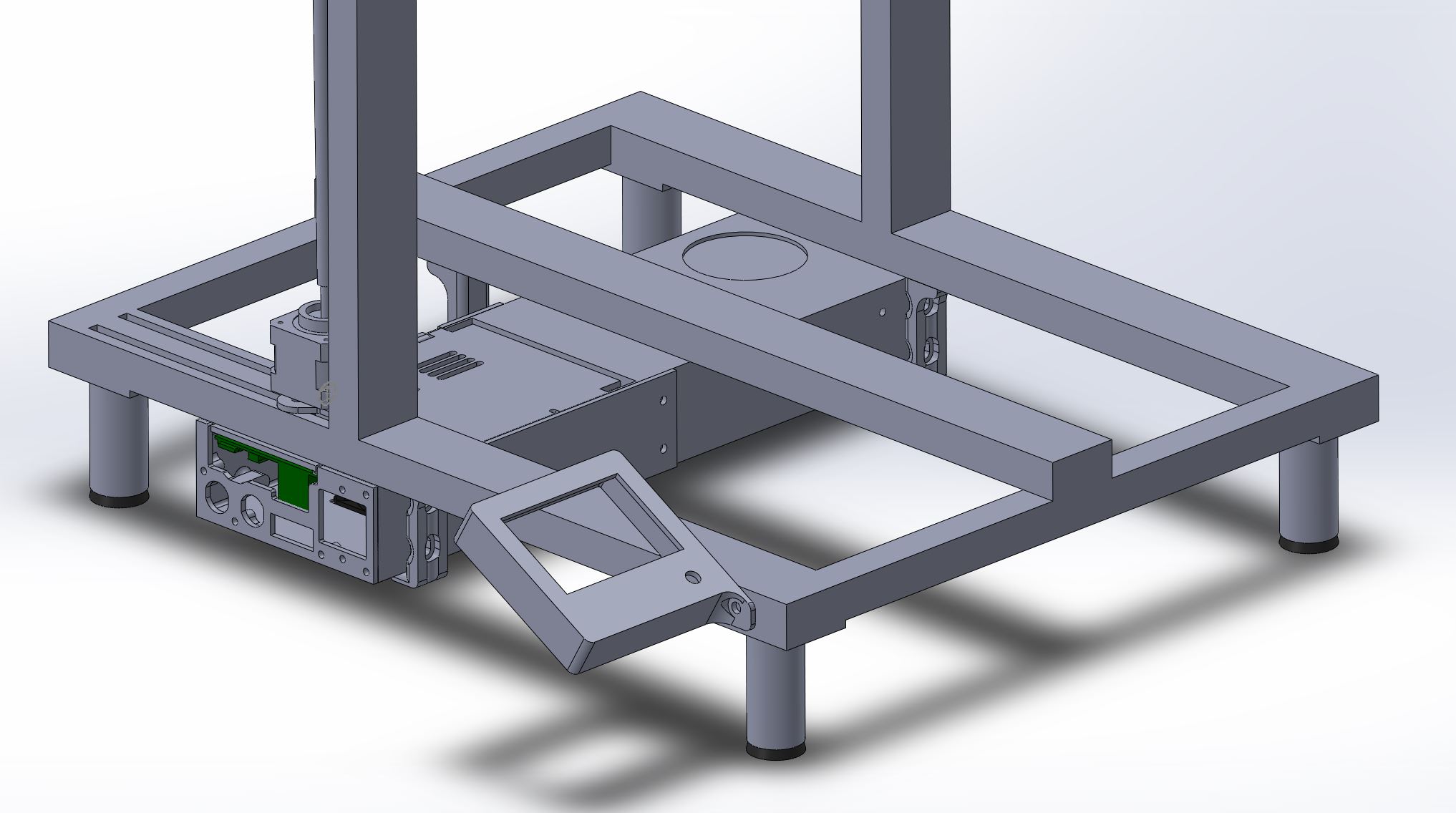 CR-10 Standalone removable electronics enclosure