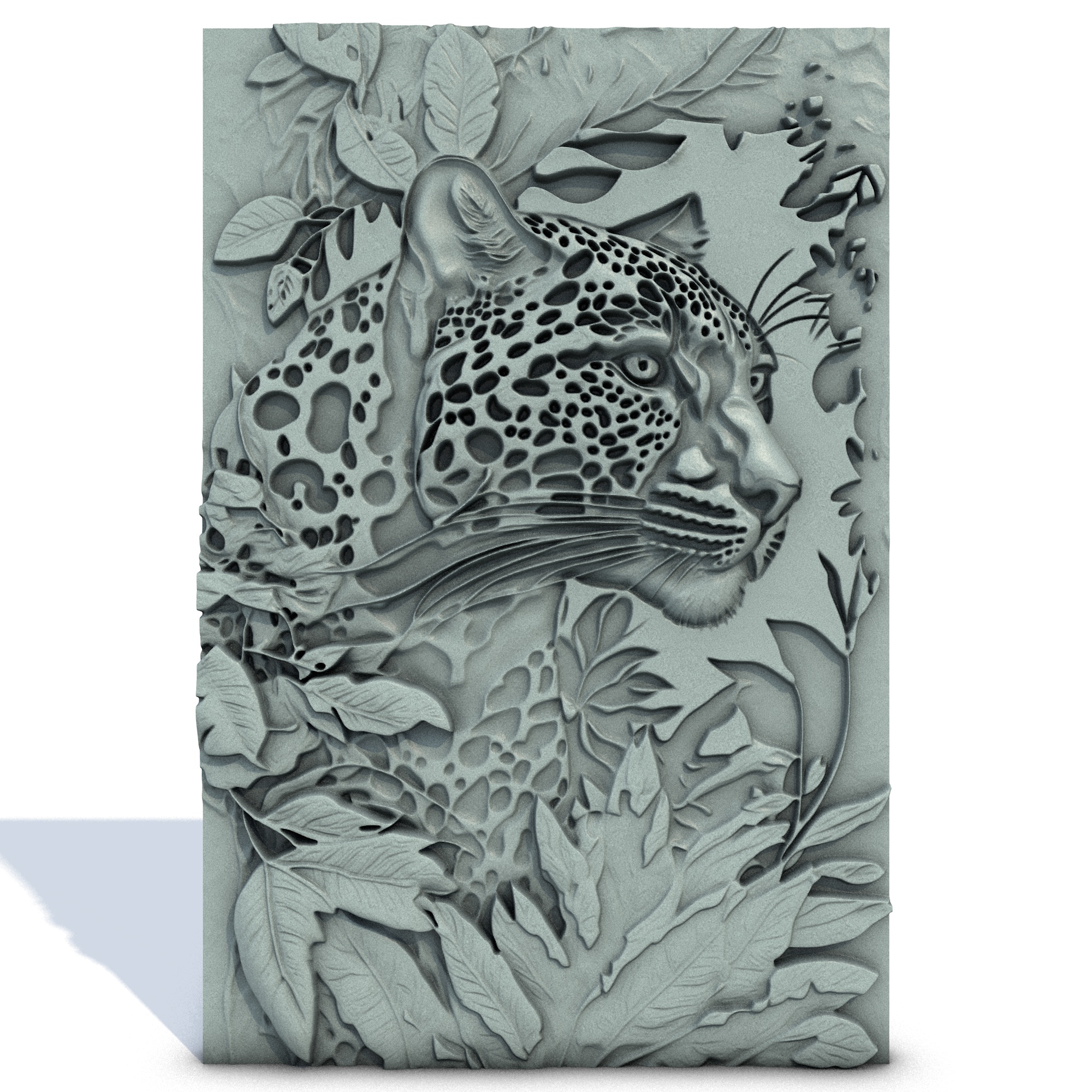 Floral Leopard