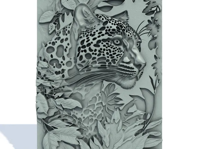 Floral Leopard