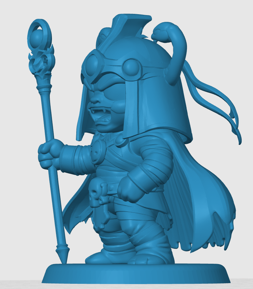 Miniatura 4 do modelo 3D Mumm-Ra Inspired Chibi