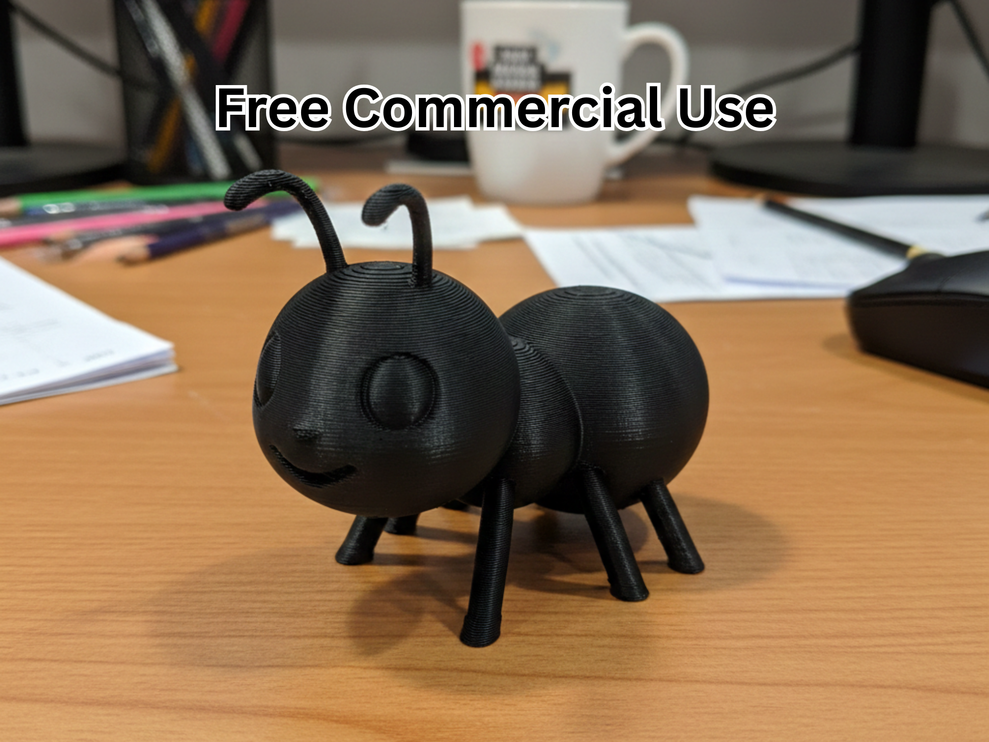 Cartoon Ant – Cute Insect Model