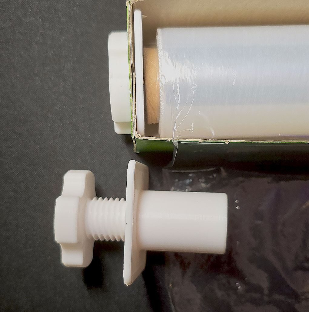 Cling film holder
