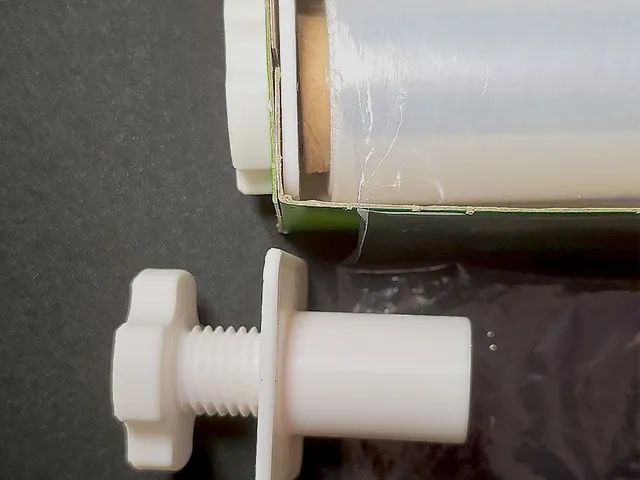 Cling film holder