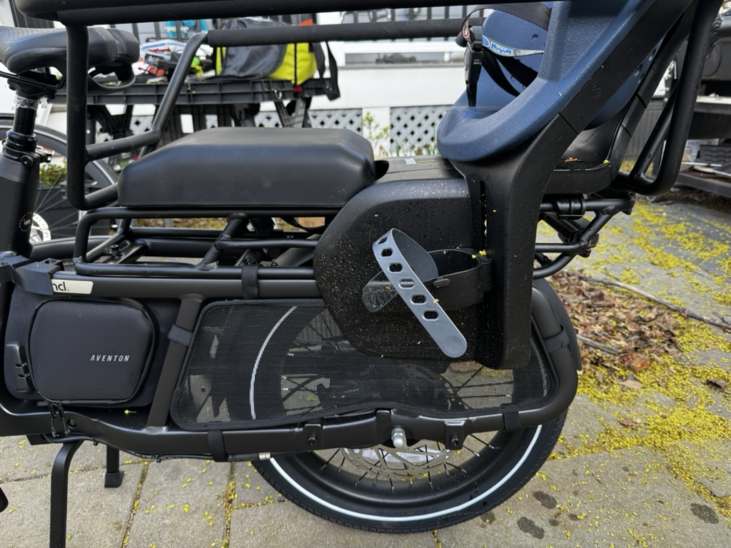 Aventon Abound LR backrest as a seat adapter