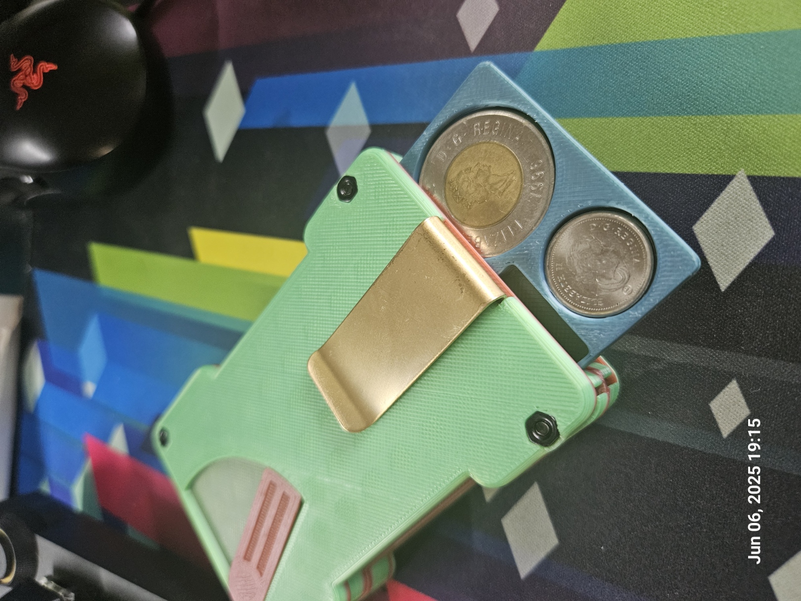 Modular wallet drawer with Canadian coin slots