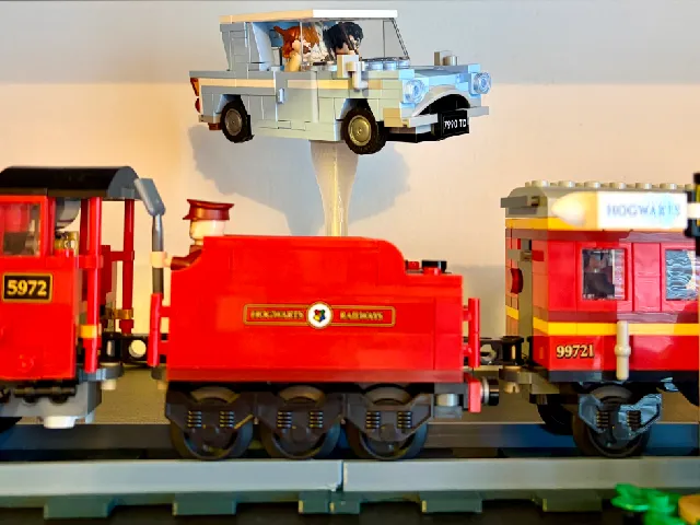 LEGO Flying Ford Anglia Display Stand (Harry Potter 76424)
