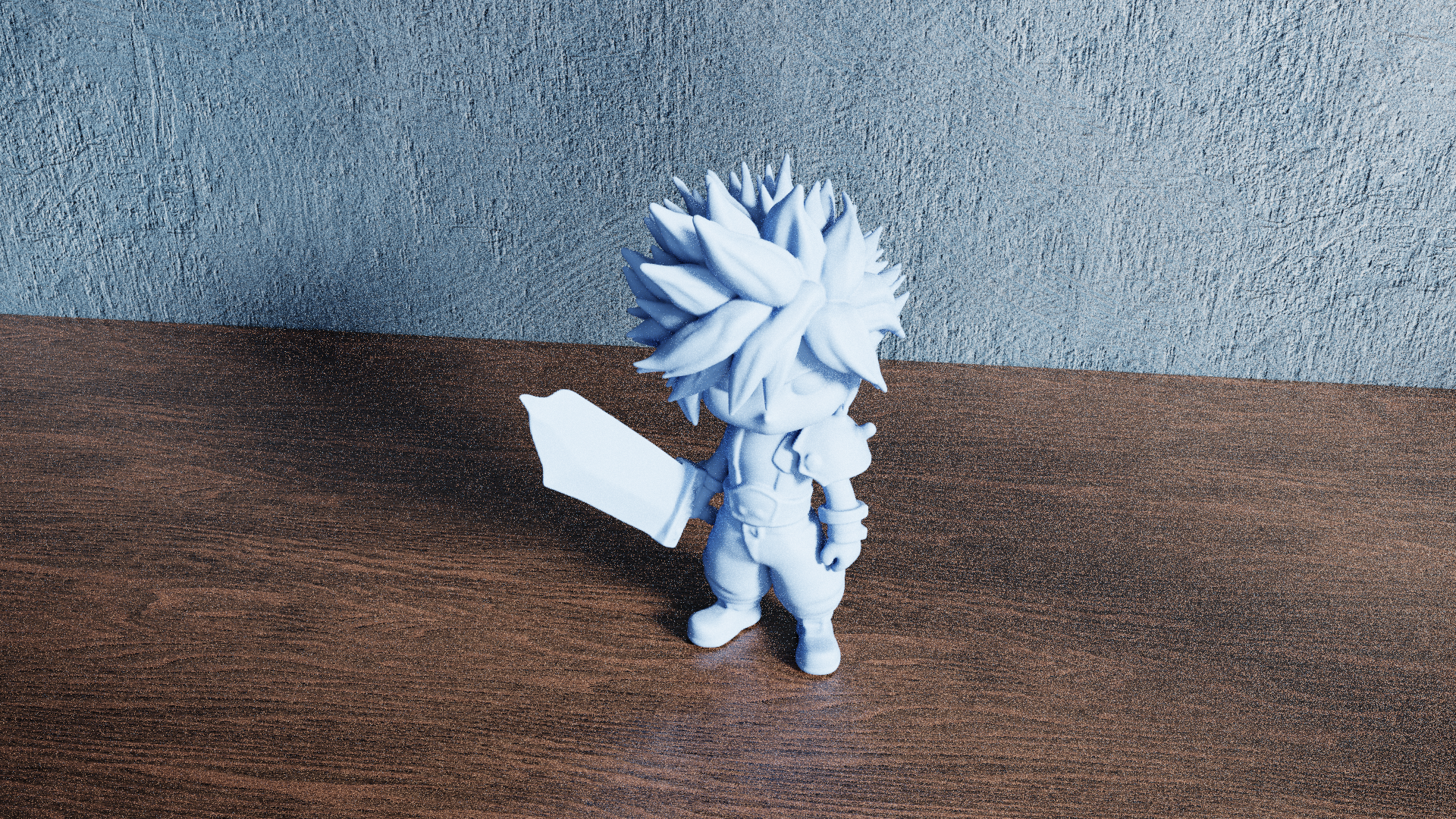 Miniatura 8 do modelo 3D Chibi Cloud Strife