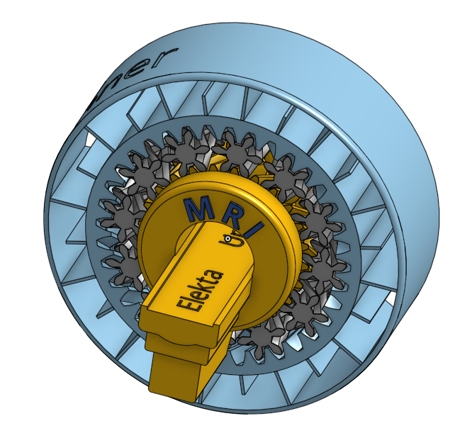 MRLinac Spinner Geared
