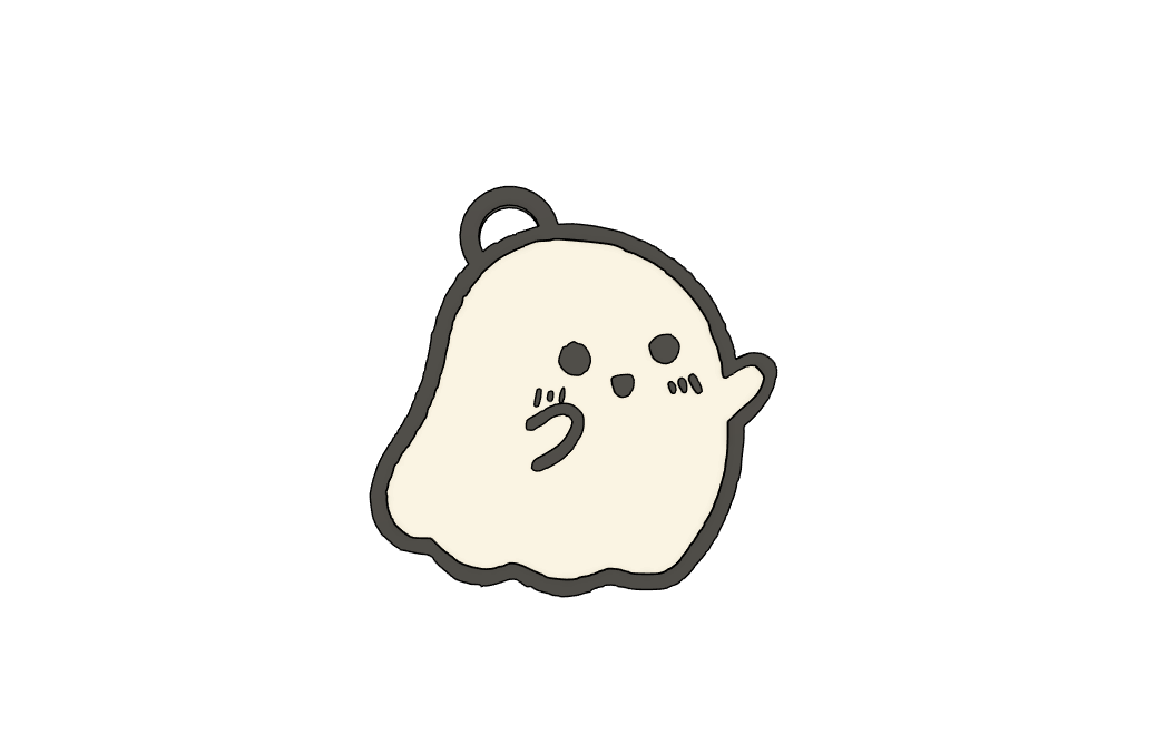 Cute Ghost keychain