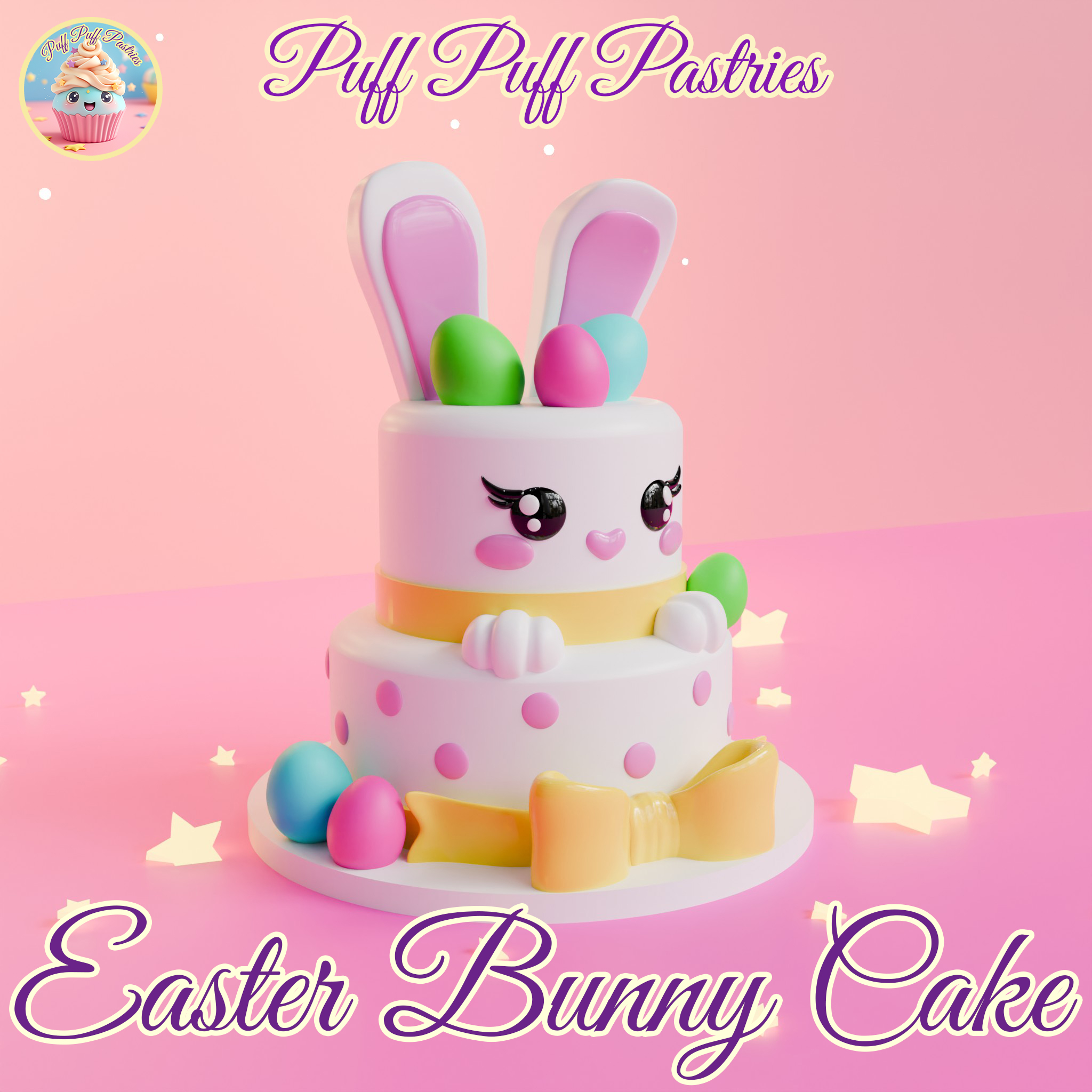 Easter Bunny Cake Kawaii — miniatura 4