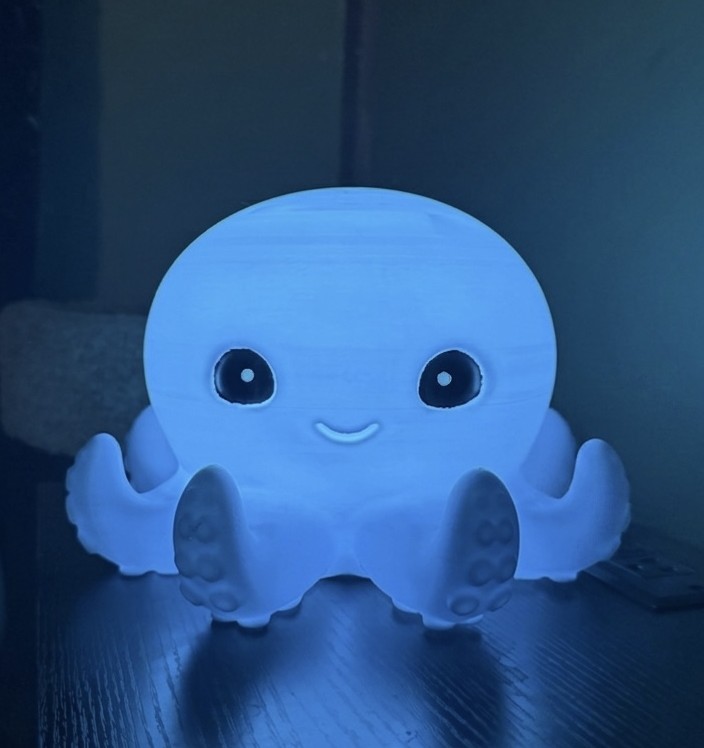 Cute Chibi Octopus Lamp