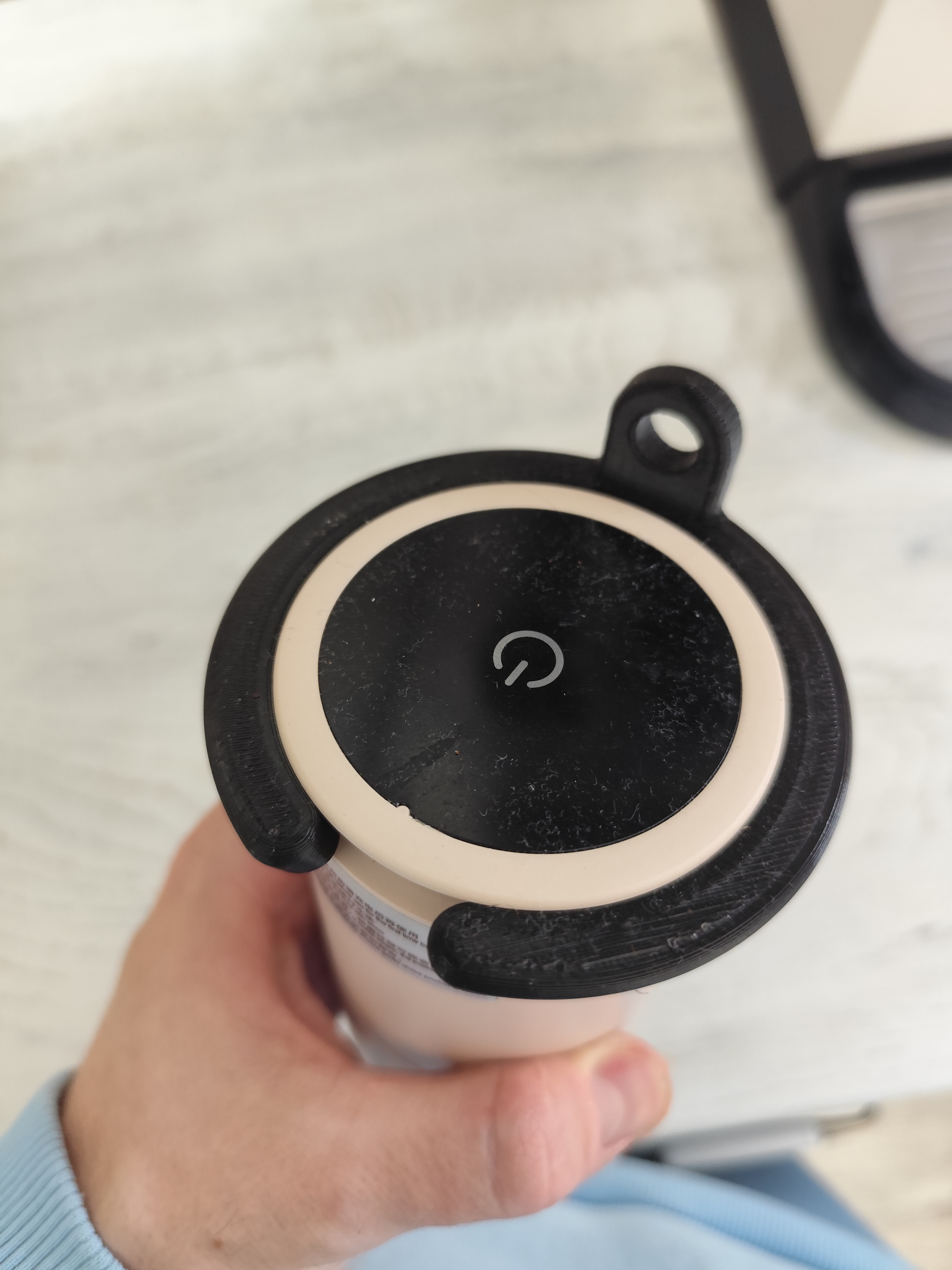 Coffee grinder hanger ring