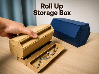 Roll Up Storage Box | Organizer