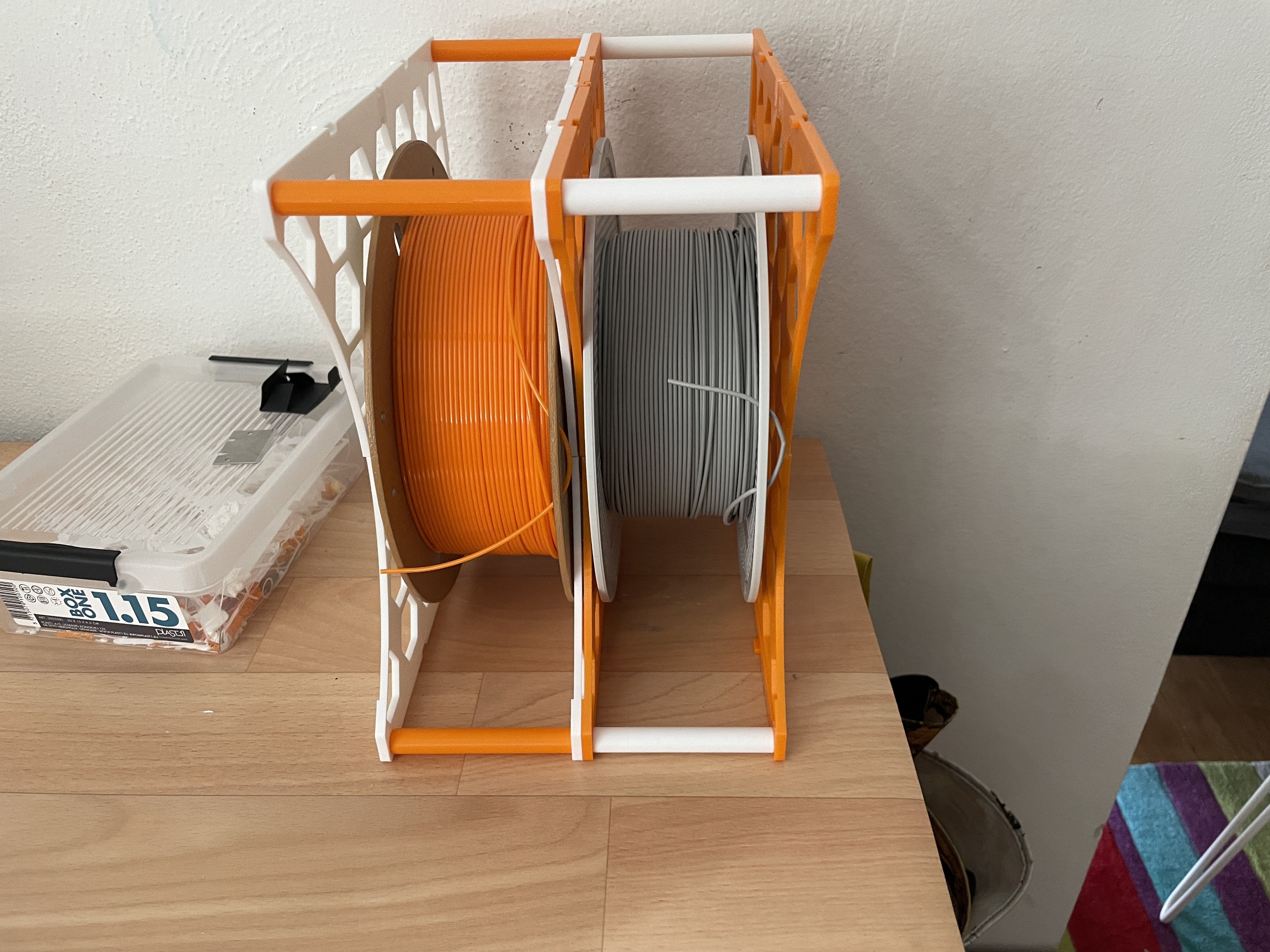 Miniatura 2 do modelo 3D MINI printer Spool storage and holder