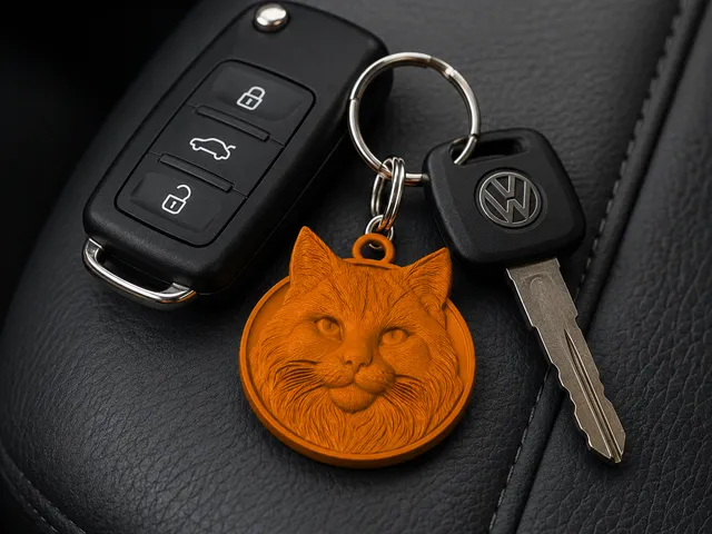 Cat Keychain