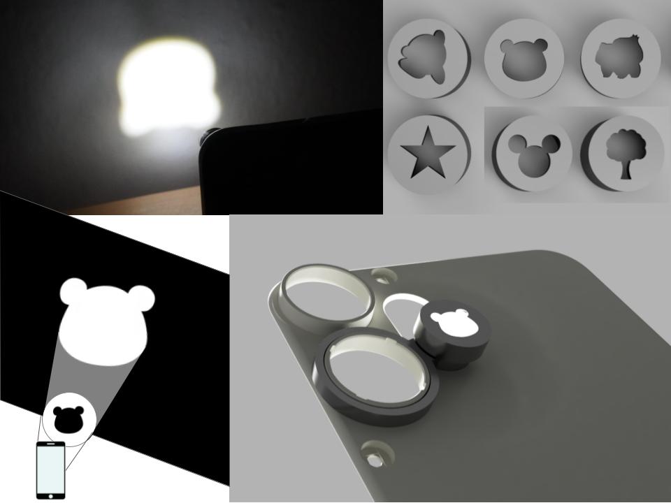 Flashlight image projector for CMF phone 2 pro 3D model thumbnail