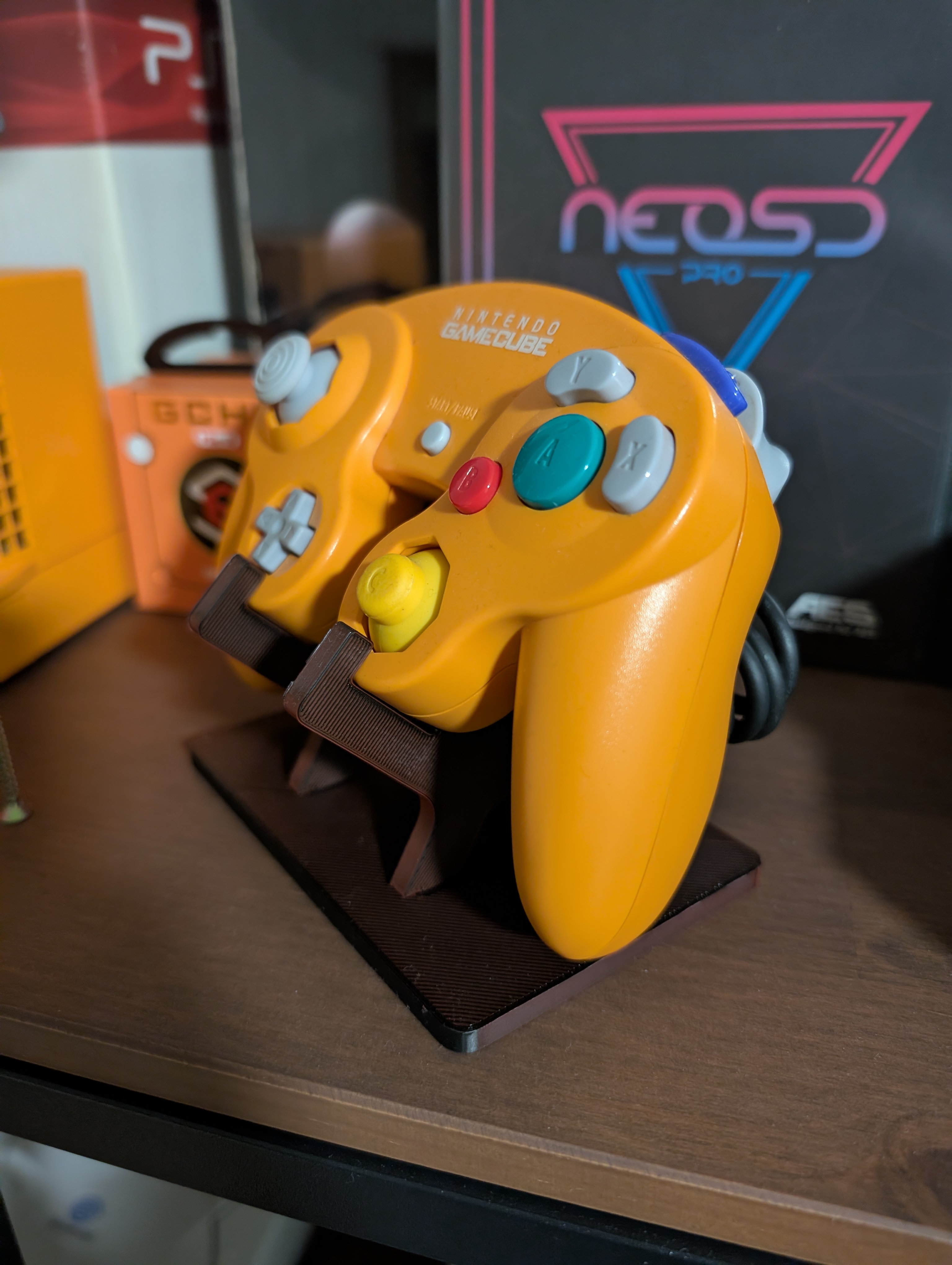 GameCube Controller Stand + Cable Holder