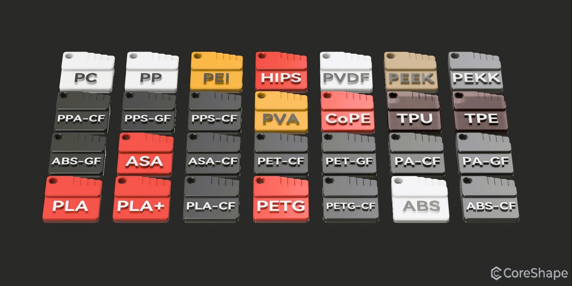 Filament Swatches (Multiple Materials) — miniatura 2