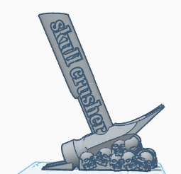 skull crusher hammer dice tower